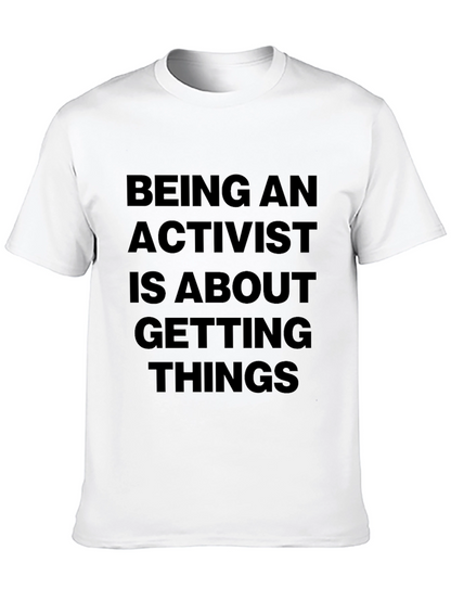 Activist Statement Black T-Shirt