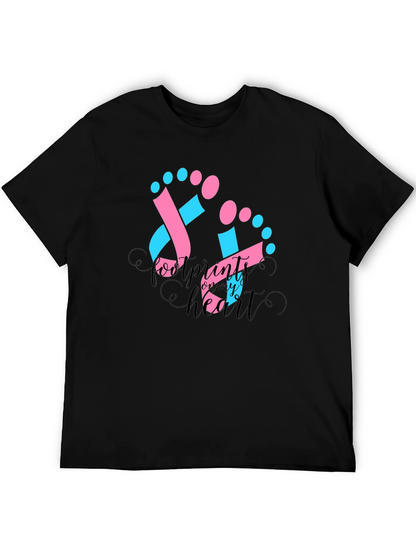 Footprints on My Heart T-Shirt - Baby Announcement