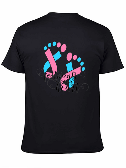 Footprints on My Heart T-Shirt - Baby Announcement