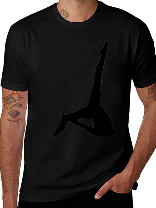 Silhouette Yoga Pose T-Shirt - Unisex Cotton Tee