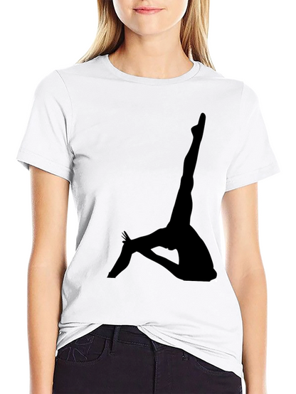 Silhouette Yoga Pose T-Shirt - Unisex Cotton Tee