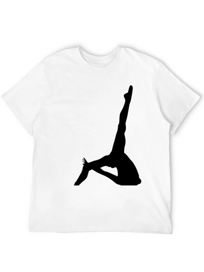 Silhouette Yoga Pose T-Shirt - Unisex Cotton Tee