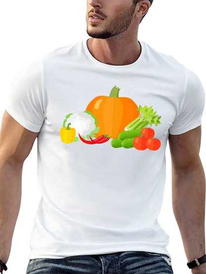 Vegetable Medley Graphic Tee - Black