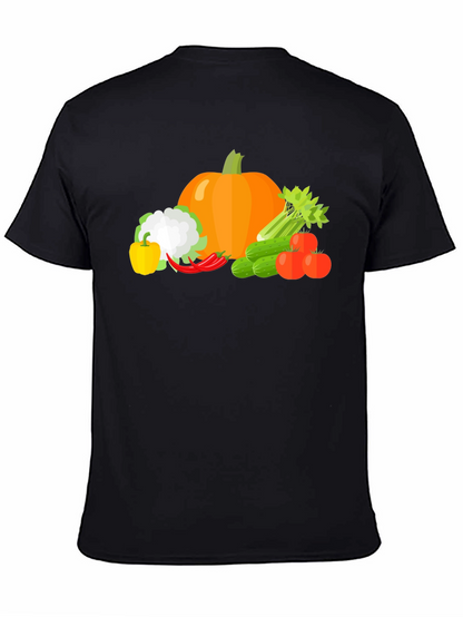 Vegetable Medley Graphic Tee - Black