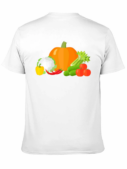 Vegetable Medley Graphic Tee - Black