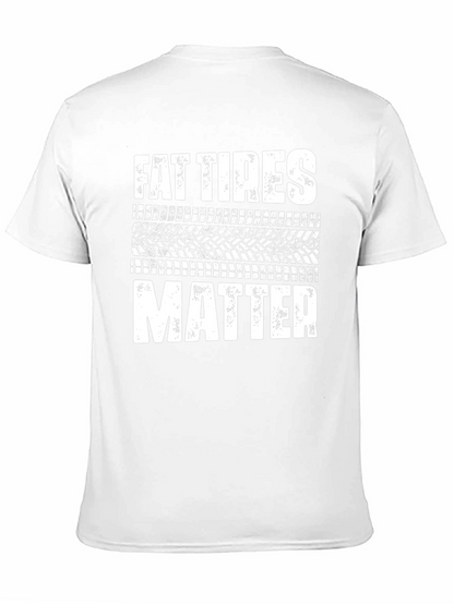 Fat Tires Matter Graphic Tee - Black Cotton T-Shirt