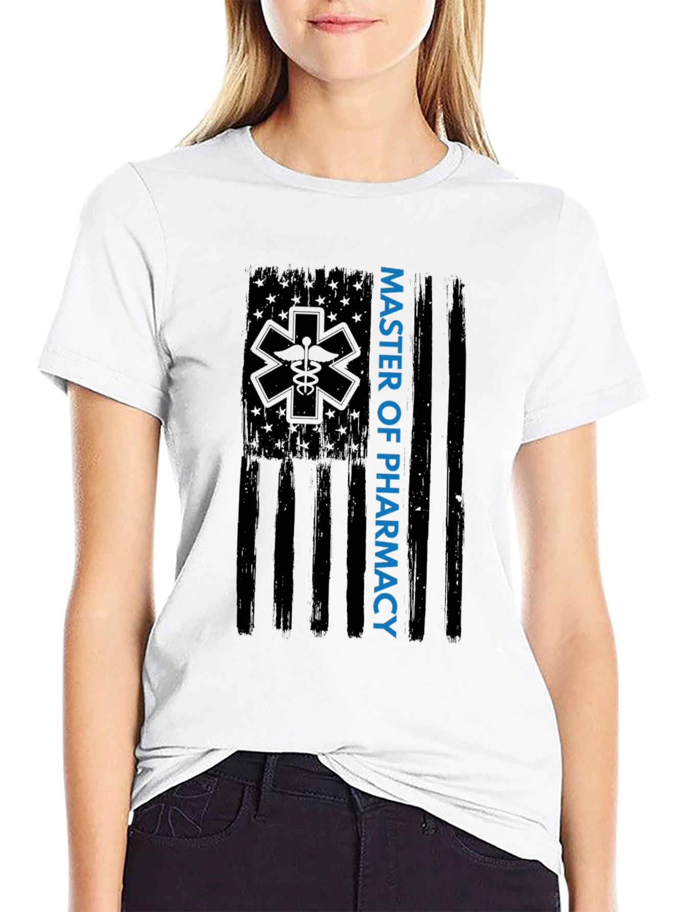Master of Pharmacy American Flag T-Shirt