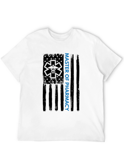 Master of Pharmacy American Flag T-Shirt