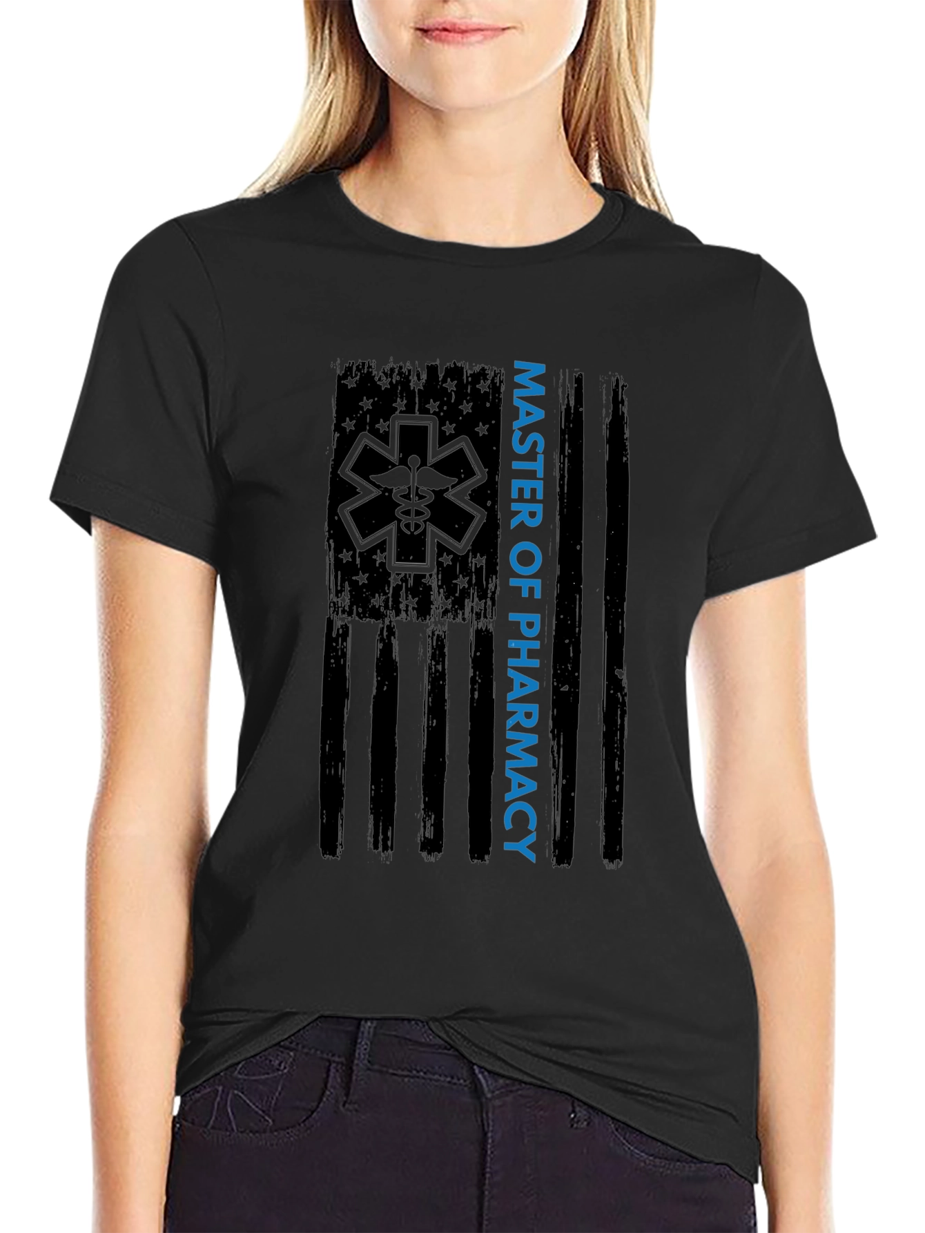 Master of Pharmacy American Flag T-Shirt