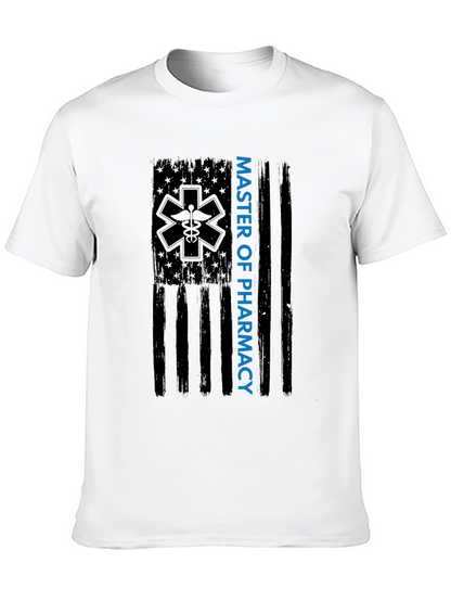 Master of Pharmacy American Flag T-Shirt