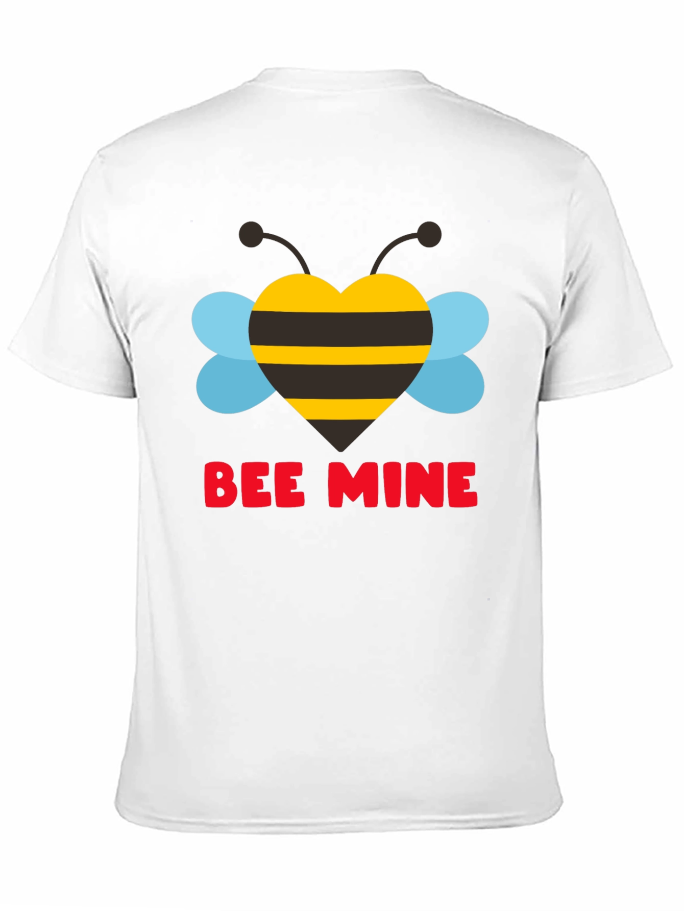 Bee Mine Heart Graphic Tee - Valentines Day