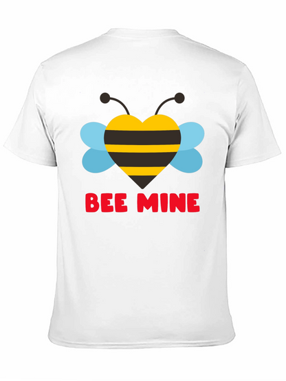 Bee Mine Heart Graphic Tee - Valentines Day