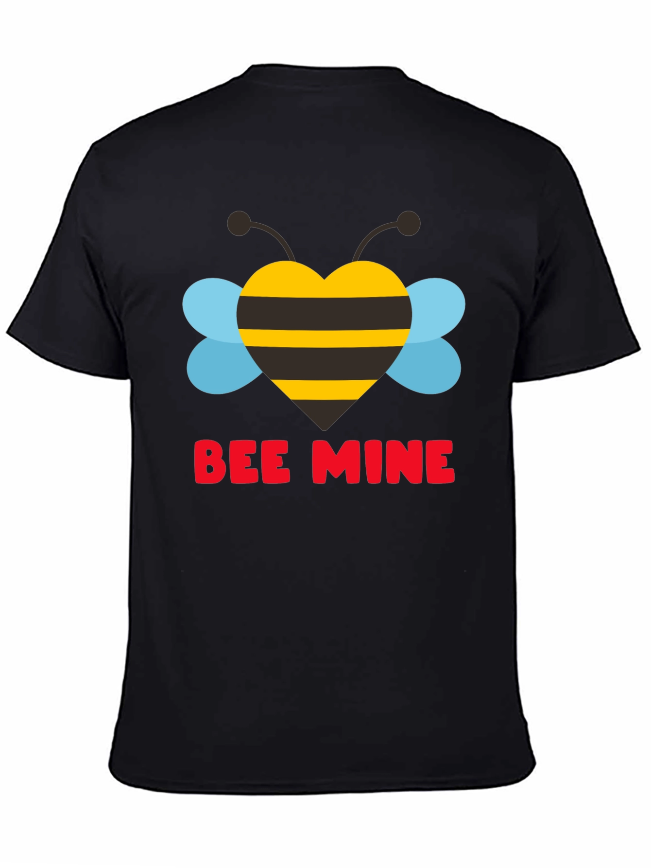 Bee Mine Heart Graphic Tee - Valentines Day