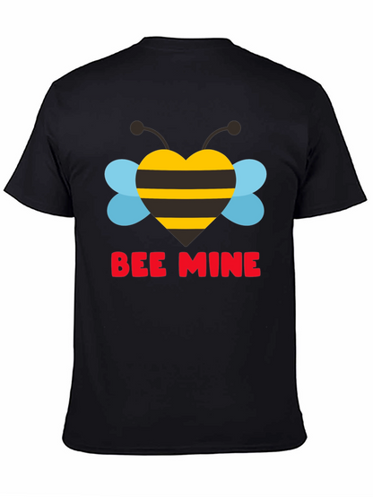 Bee Mine Heart Graphic Tee - Valentines Day