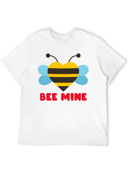 Bee Mine Heart Graphic Tee - Valentines Day