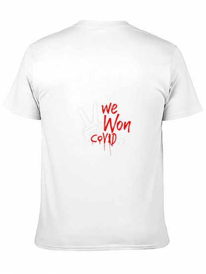 We Won COVID-19 Graphic Tee - Black