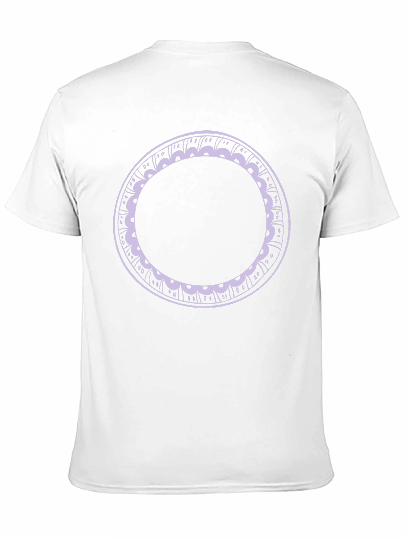 Minimalist Circle Graphic Tee - Black