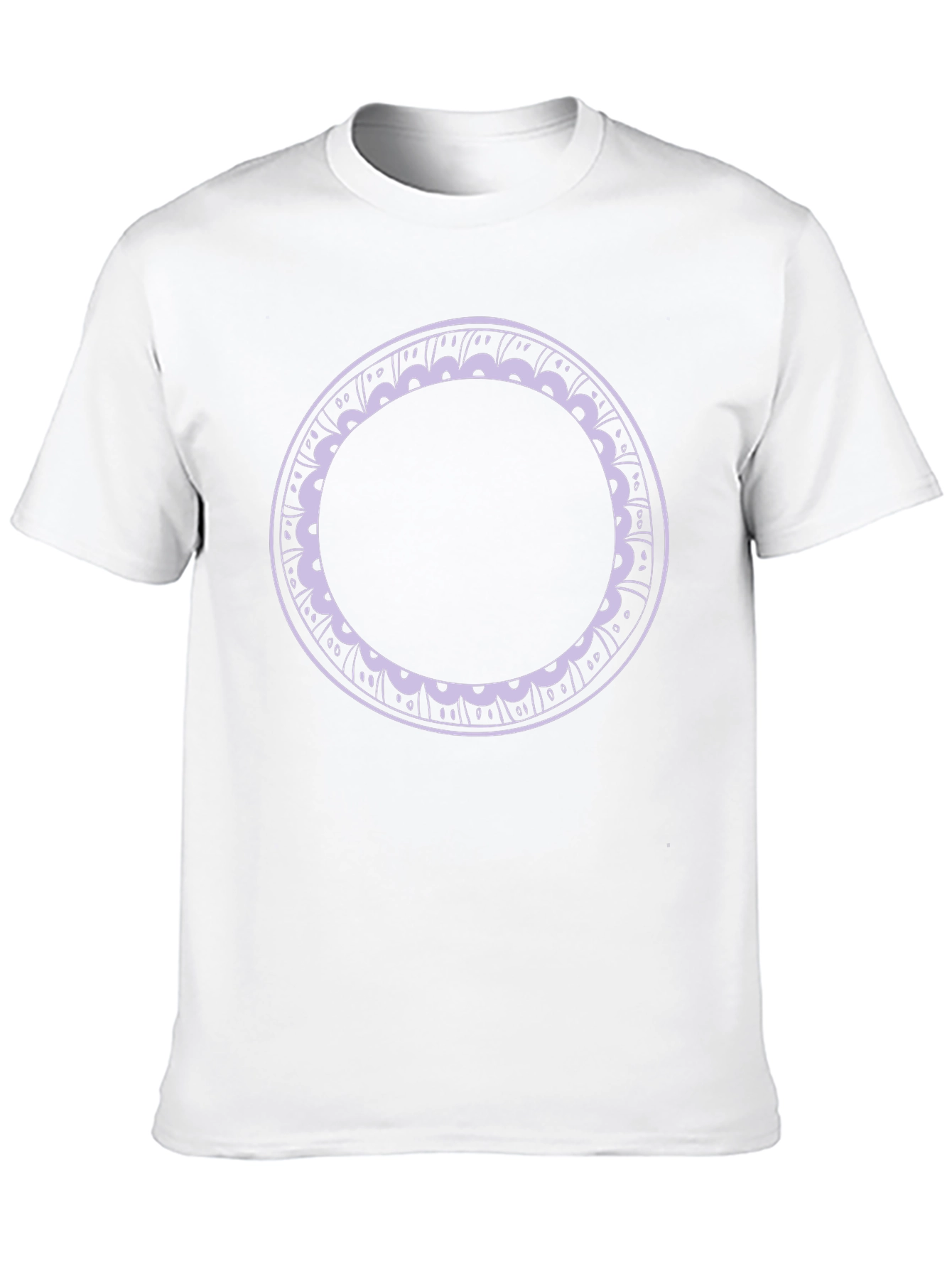 Minimalist Circle Graphic Tee - Black
