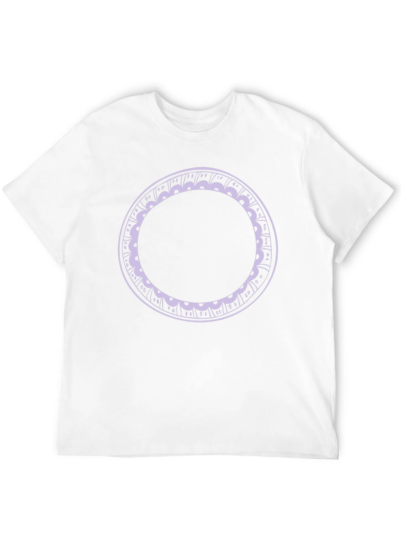 Minimalist Circle Graphic Tee - Black