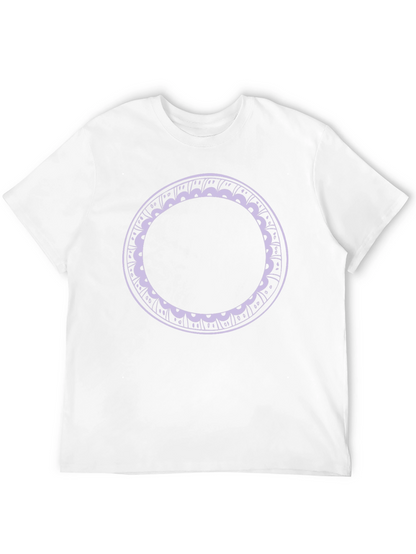 Minimalist Circle Graphic Tee - Black