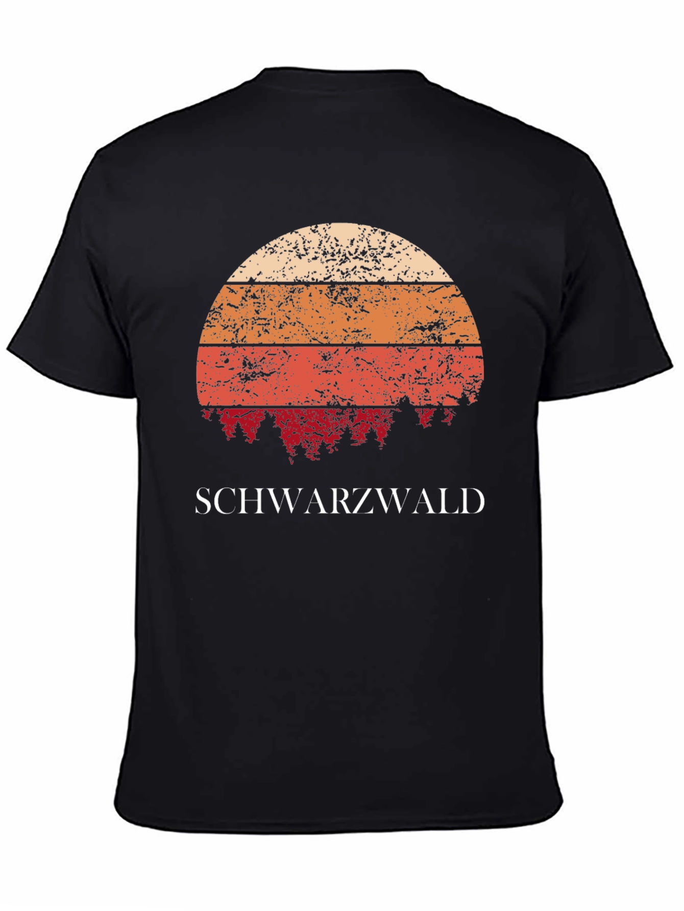 Schwarzwald Retro Sunset T-Shirt