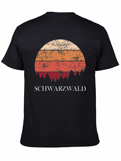 Schwarzwald Retro Sunset T-Shirt