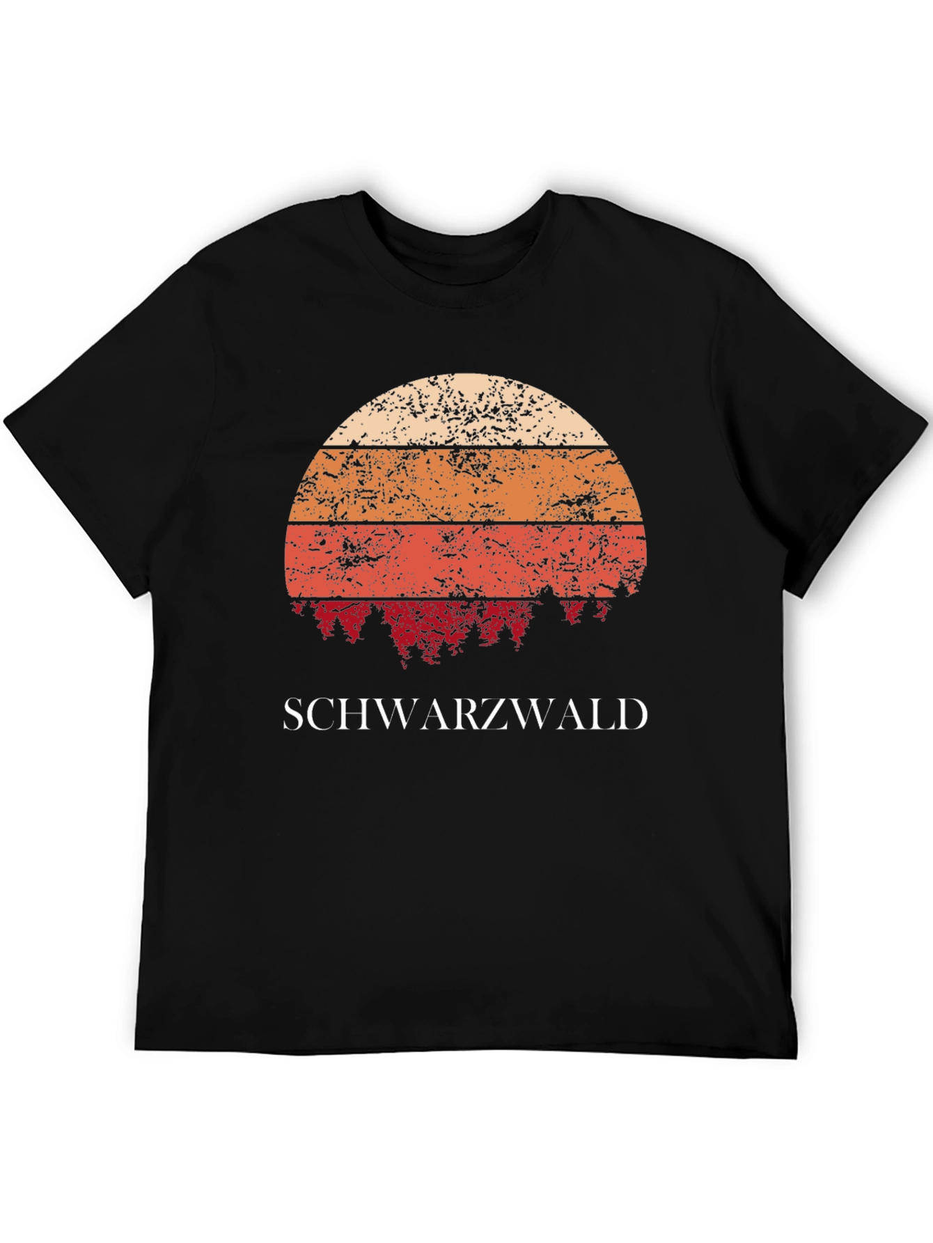 Schwarzwald Retro Sunset T-Shirt