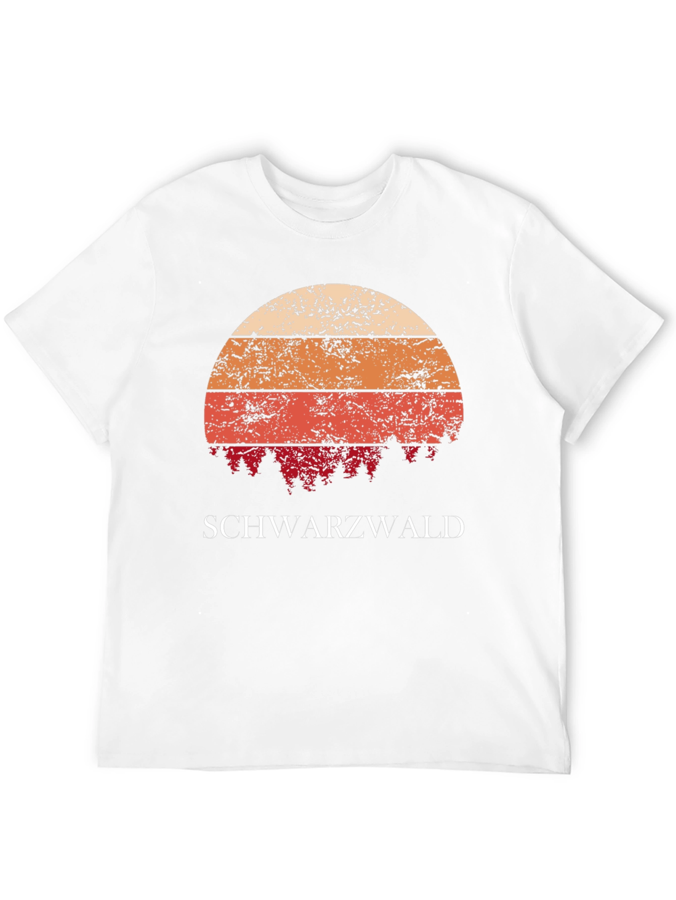 Schwarzwald Retro Sunset T-Shirt