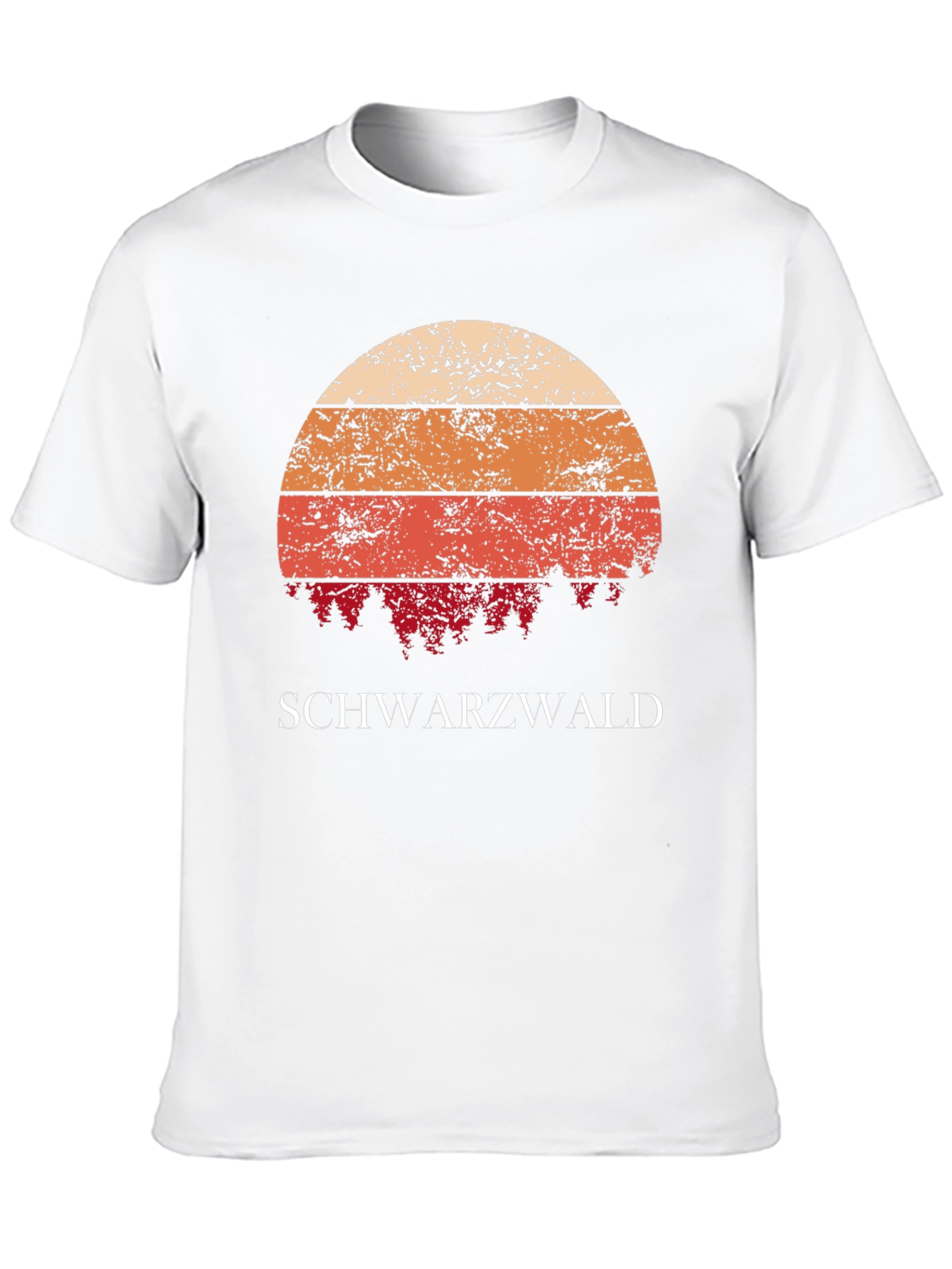 Schwarzwald Retro Sunset T-Shirt