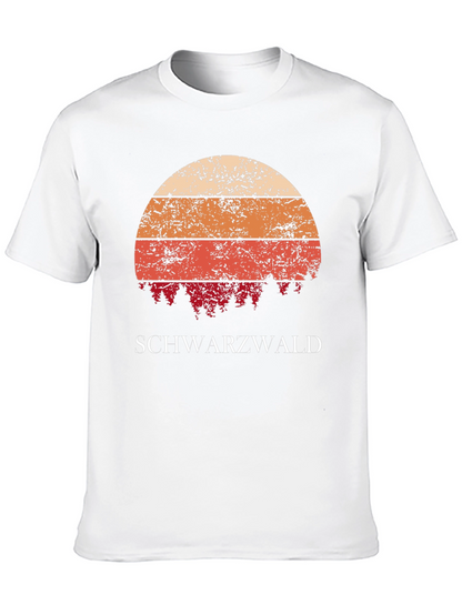 Schwarzwald Retro Sunset T-Shirt