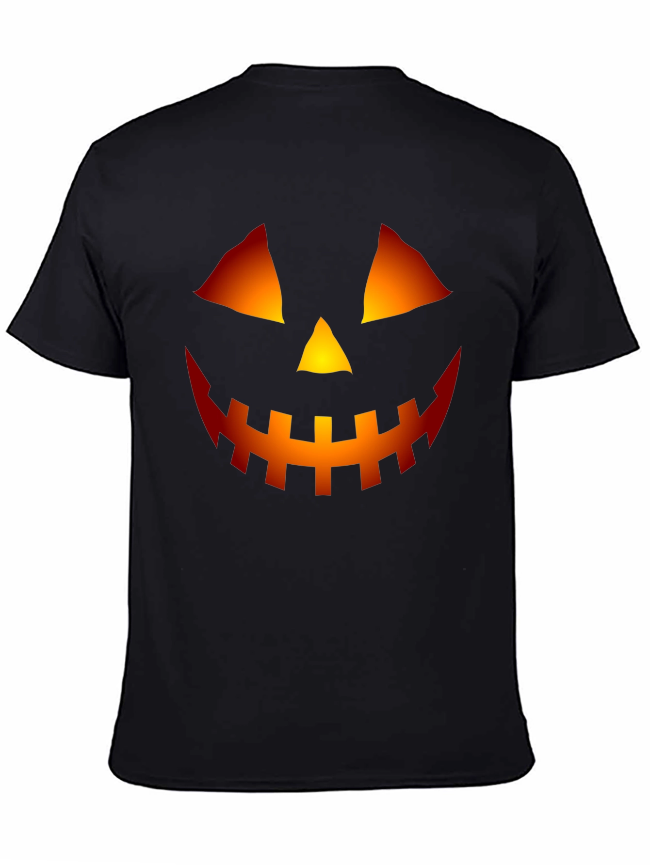 Halloween Pumpkin Face Graphic Tee