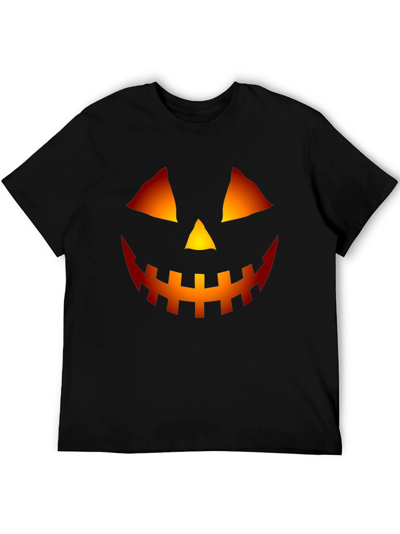 Halloween Pumpkin Face Graphic Tee