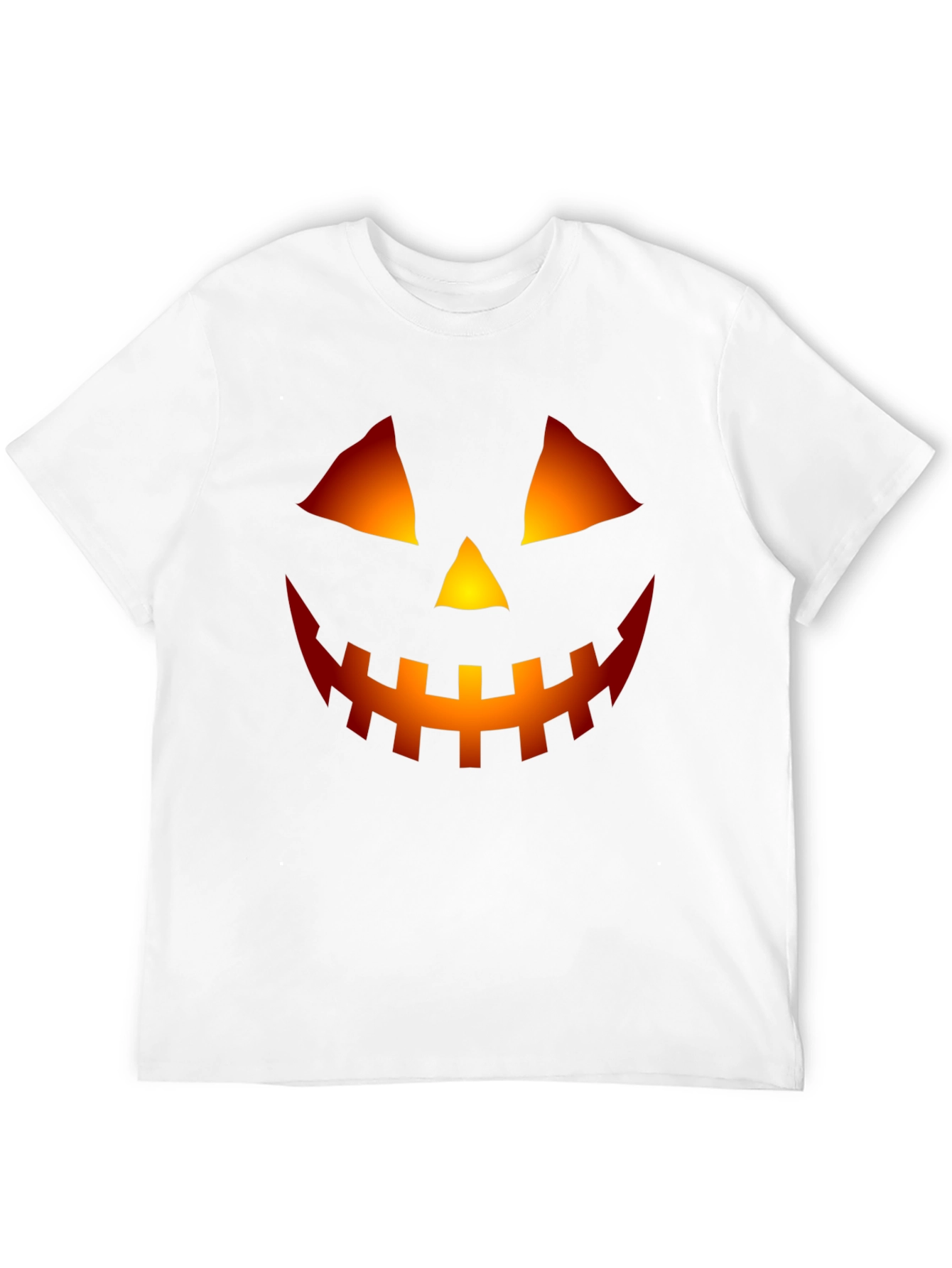 Halloween Pumpkin Face Graphic Tee