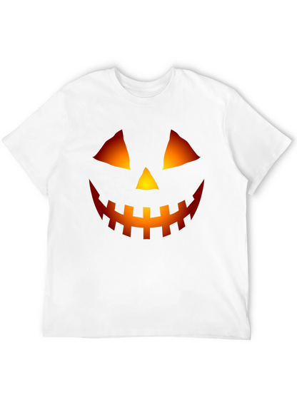 Halloween Pumpkin Face Graphic Tee