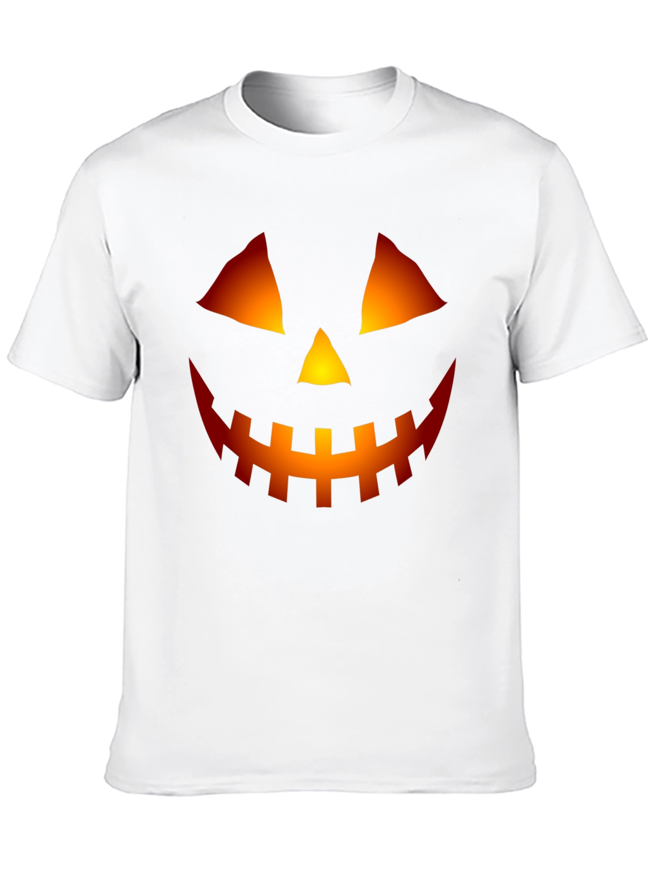 Halloween Pumpkin Face Graphic Tee