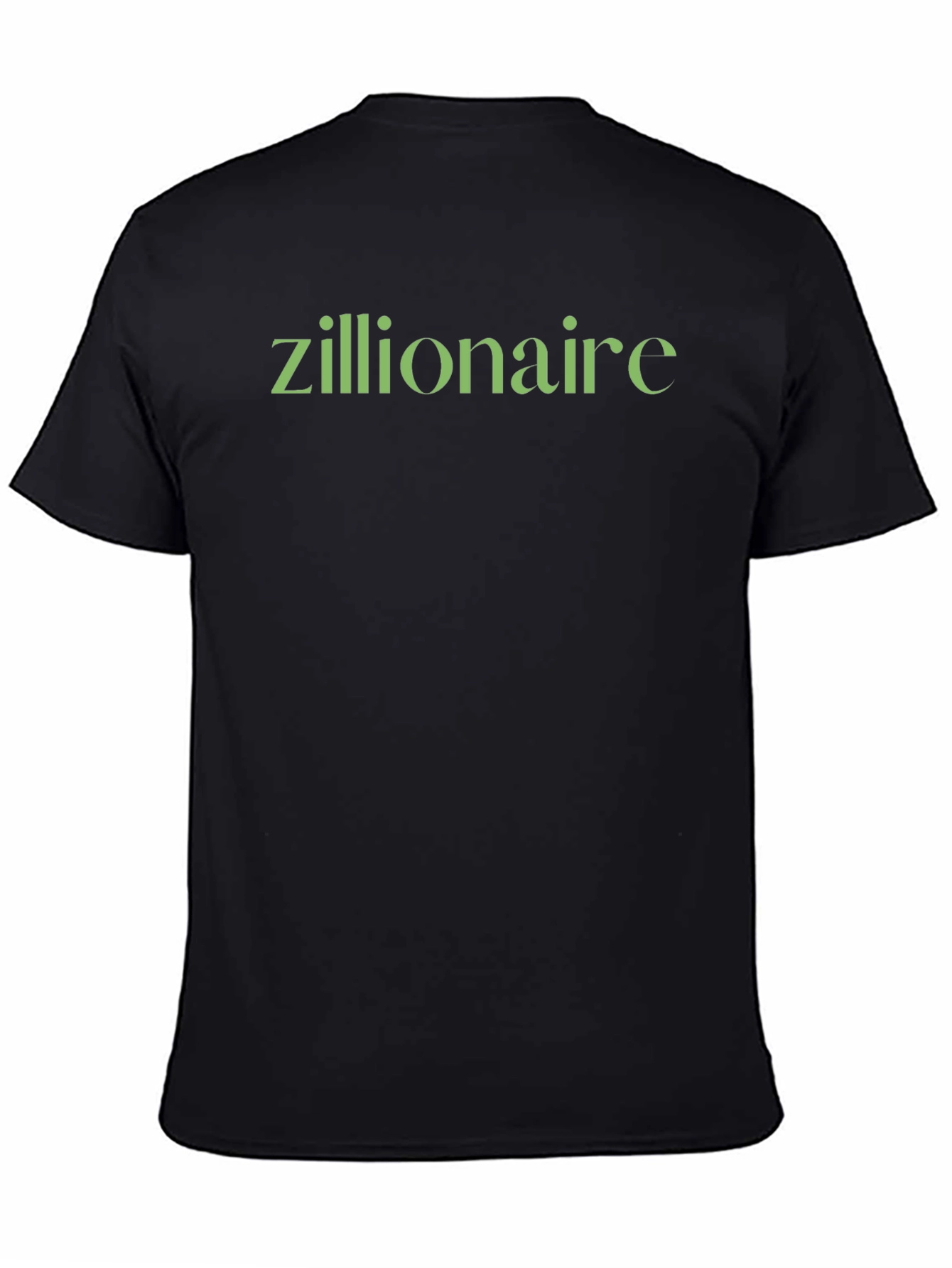 Zillionaire Black Graphic Tee