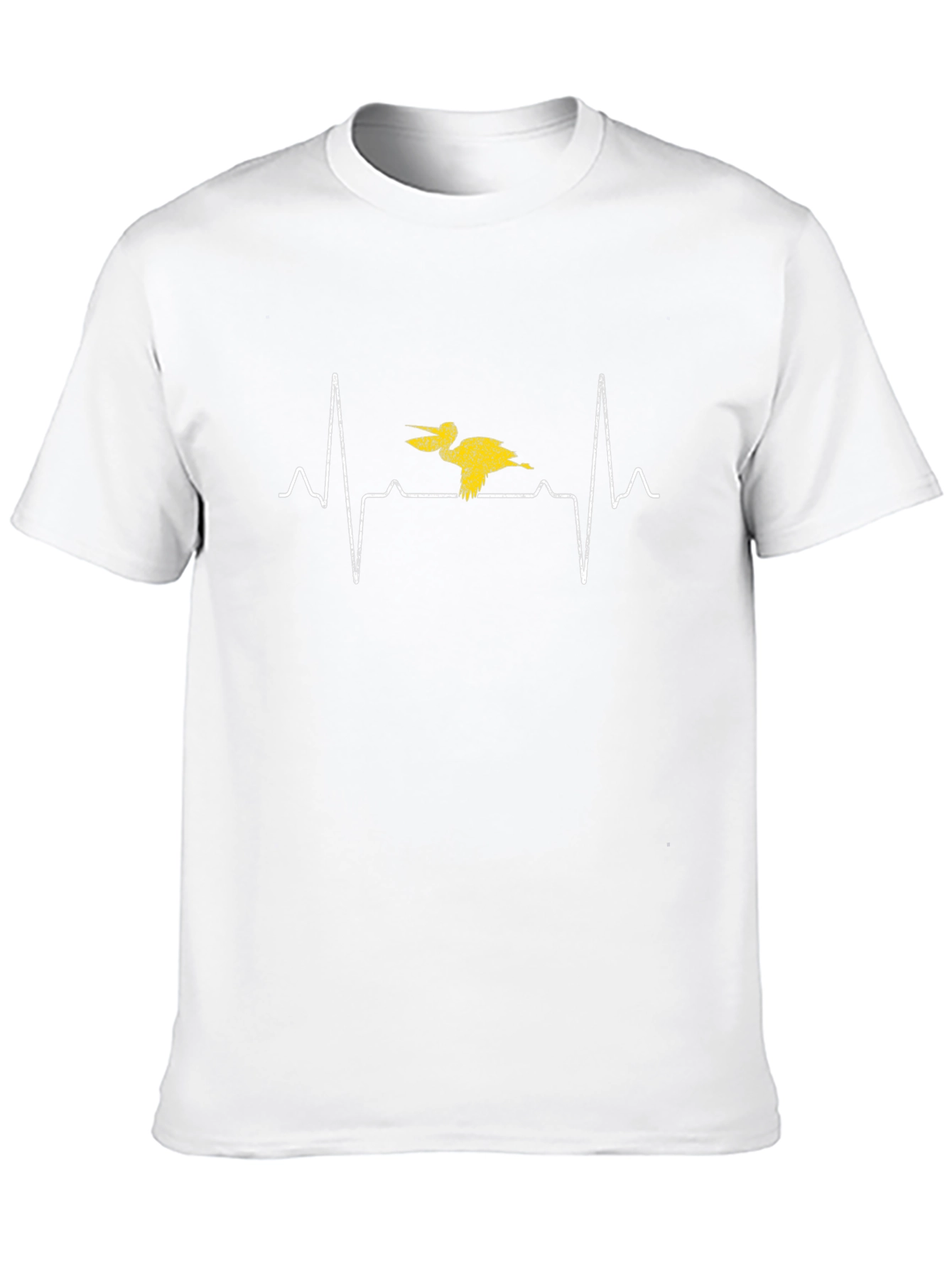 Pelican Heartbeat T-Shirt - Novelty Graphic Tee