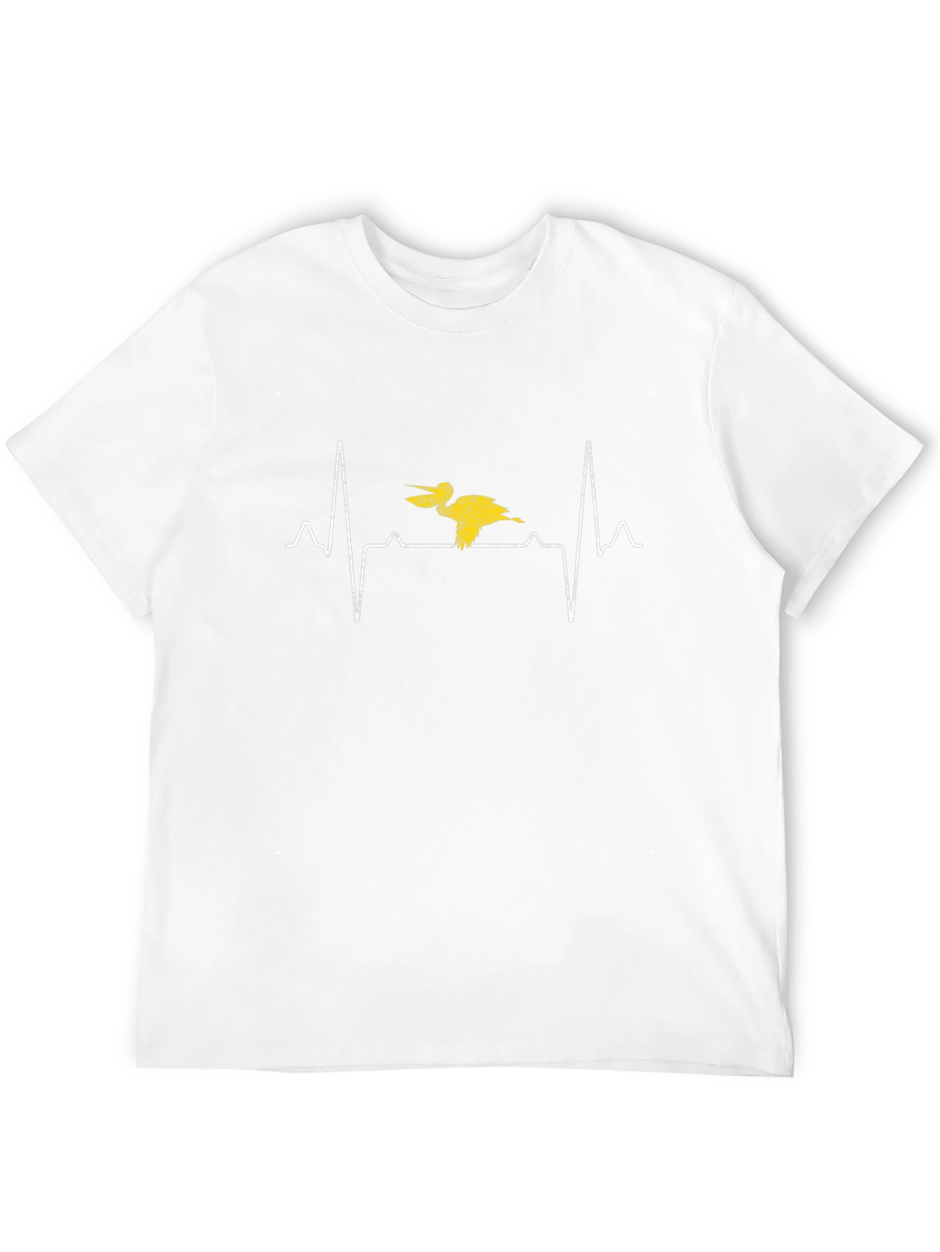 Pelican Heartbeat T-Shirt - Novelty Graphic Tee