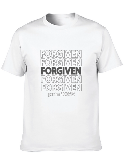 Forgiven Psalm 103:12 Graphic Tee