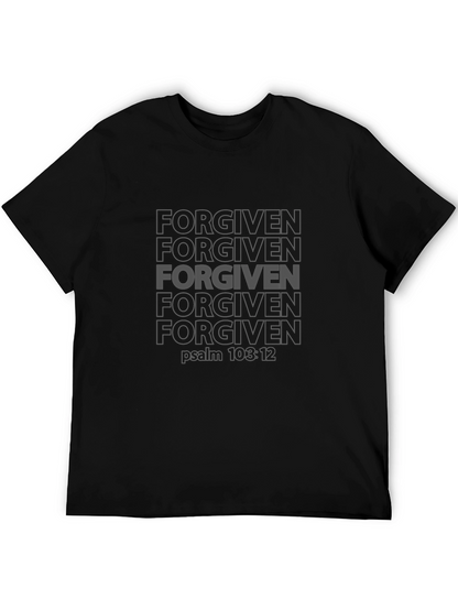Forgiven Psalm 103:12 Graphic Tee