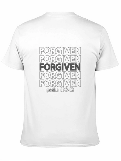 Forgiven Psalm 103:12 Graphic Tee