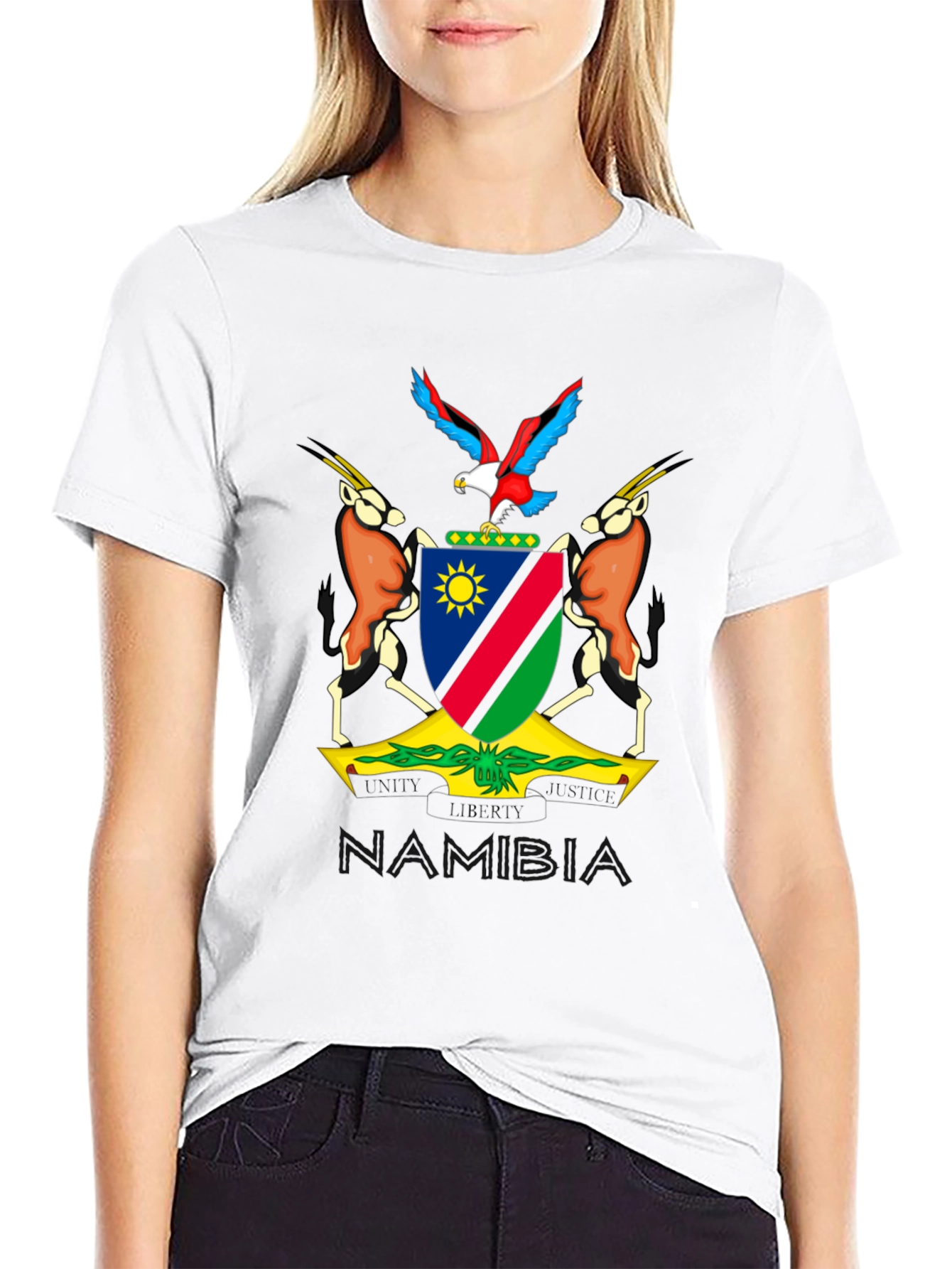 Namibia Coat of Arms Graphic T-Shirt