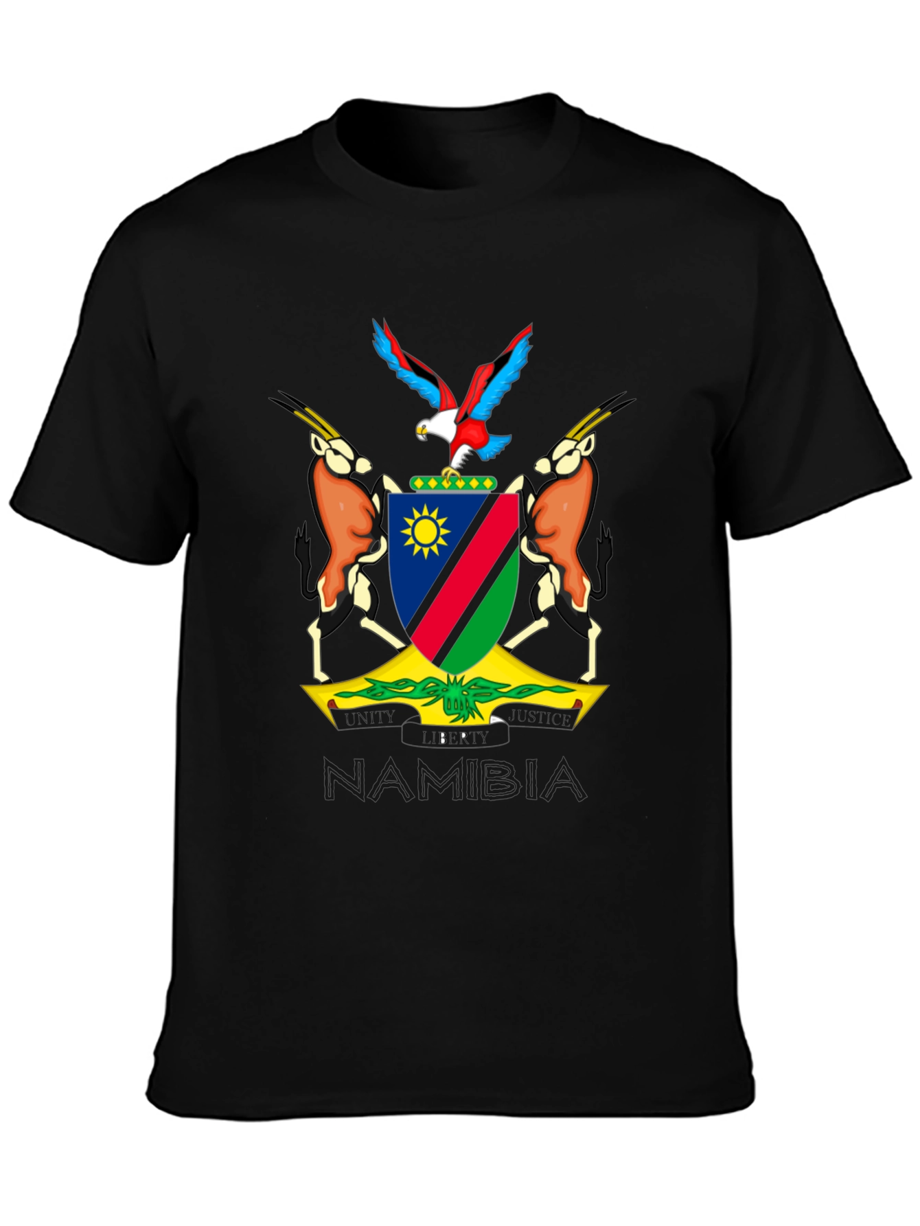 Namibia Coat of Arms Graphic T-Shirt