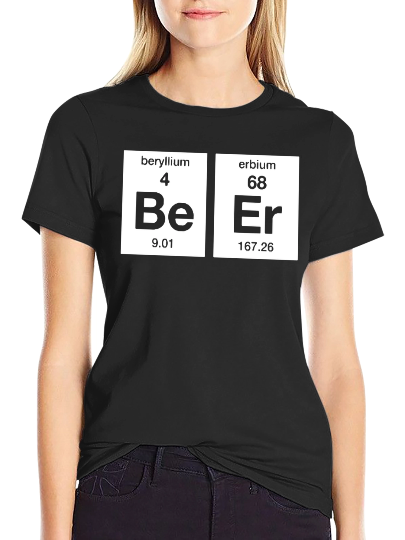 Beer Periodic Table T-Shirt Funny Chemistry Tee