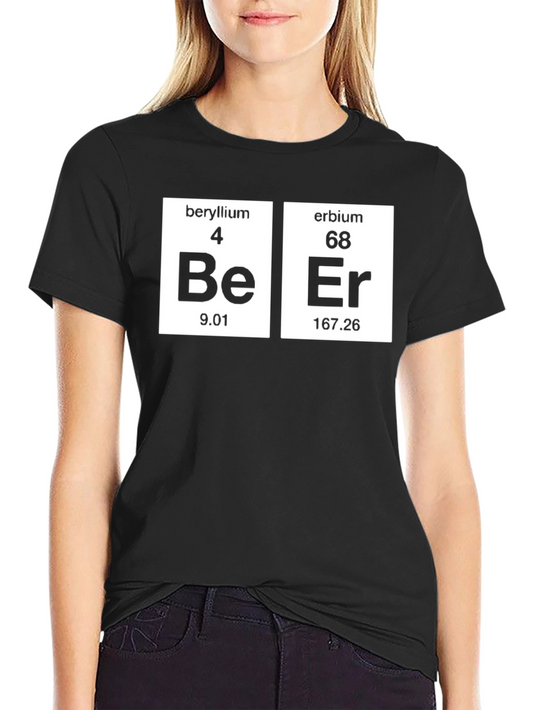 Beer Periodic Table T-Shirt Funny Chemistry Tee