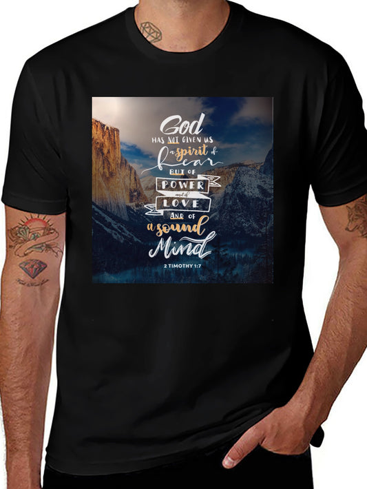 Gods Gift T-Shirt: Spirit of Power Love and Sound Mind