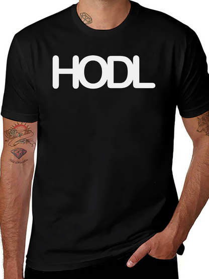 HODL Crypto Investor Black T-Shirt