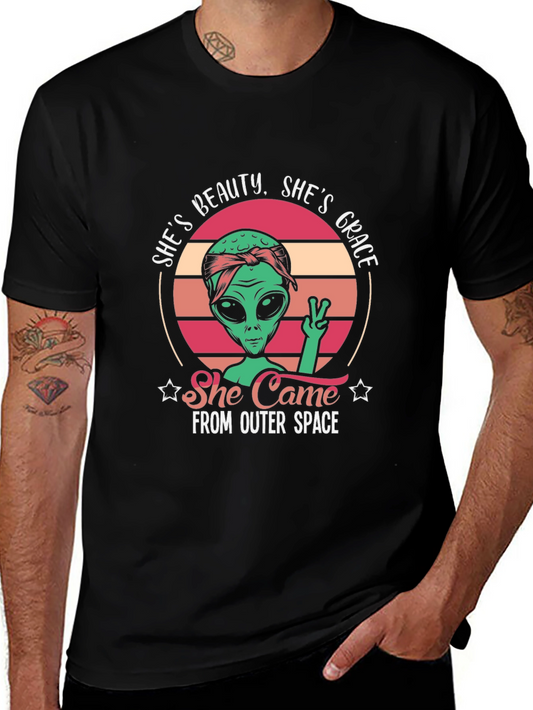 Alien Beauty Grace T-Shirt - Outer Space Tee
