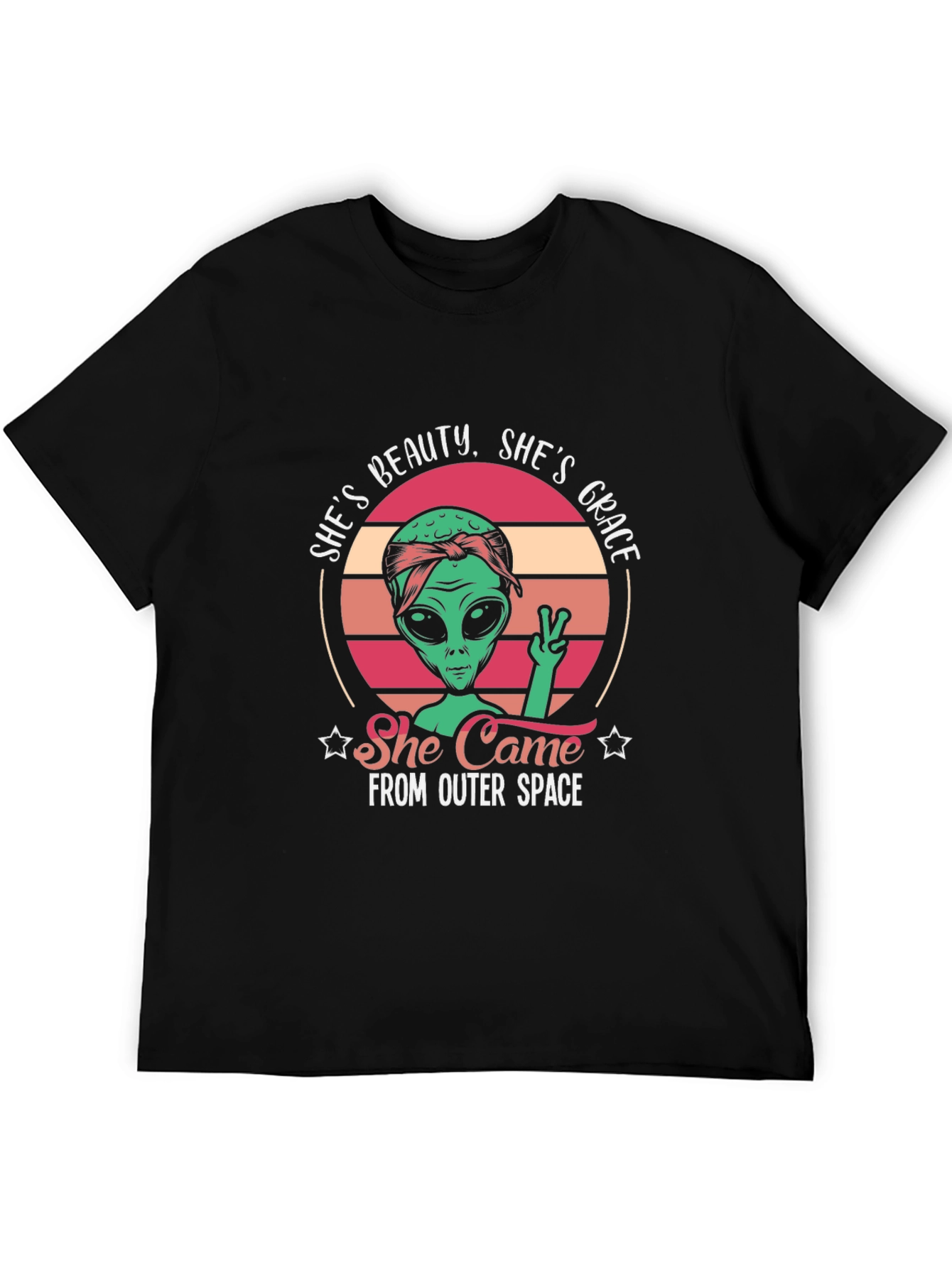 Alien Beauty Grace T-Shirt - Outer Space Tee