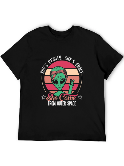 Alien Beauty Grace T-Shirt - Outer Space Tee